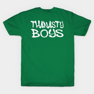 Thanasty Boys - White Letters T-Shirt